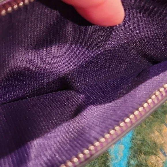 Coach Embossed Textured Trifold Leather Wallet - Picture 15 of 15